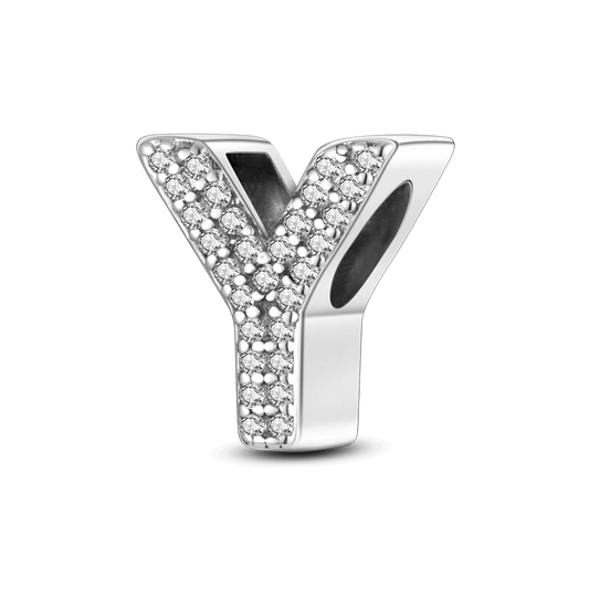 925 Sterling Silver Alphabet Charms