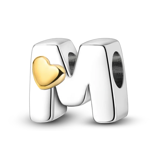 925 Sterling Silver Alphabet Charms