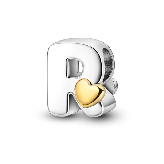 925 Sterling Silver Alphabet Charms