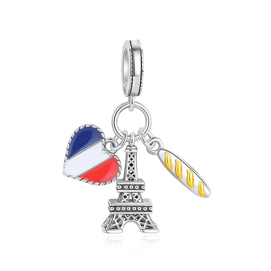 925 Sterling Silver Travel Charms