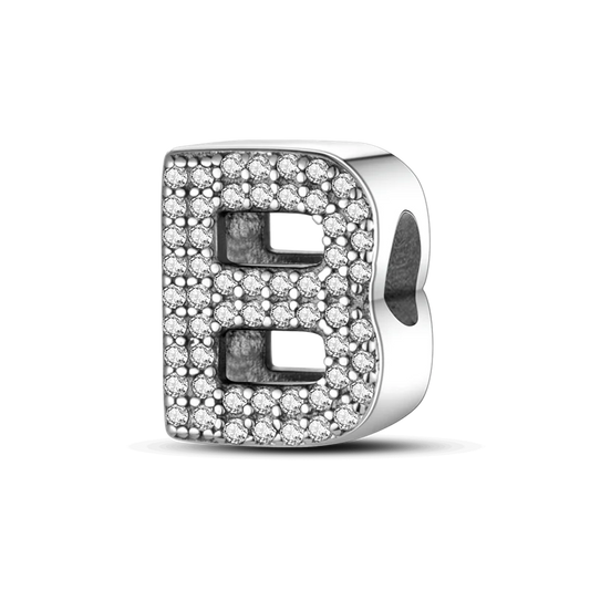 925 Sterling Silver Alphabet Charms