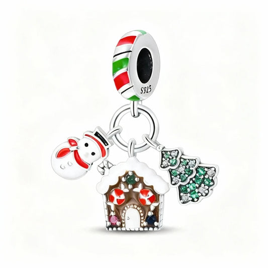 925 Sterling Silver Christmas Charms