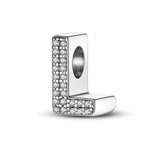 925 Sterling Silver Alphabet Charms