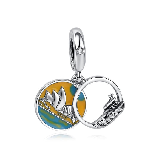 925 Sterling Silver Travel Charms
