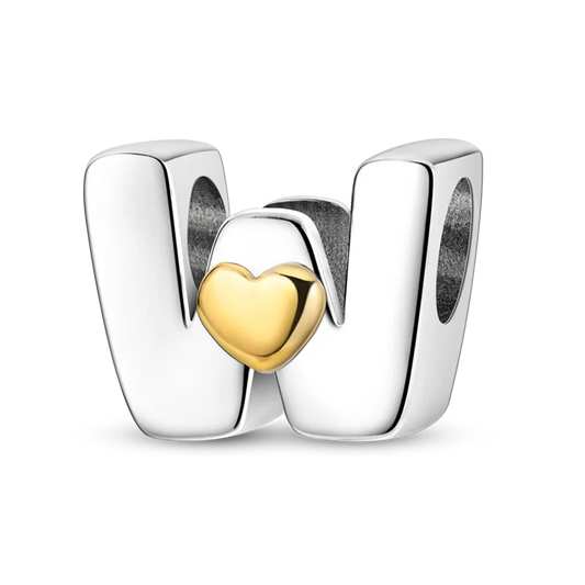 925 Sterling Silver Alphabet Charms