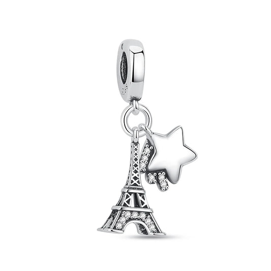 925 Sterling Silver Travel Charms