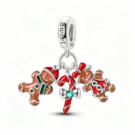 925 Sterling Silver Christmas Charms