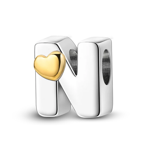 925 Sterling Silver Alphabet Charms