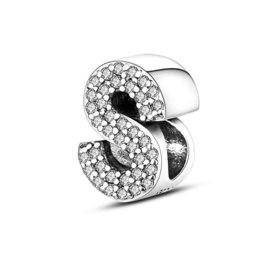 925 Sterling Silver Alphabet Charms