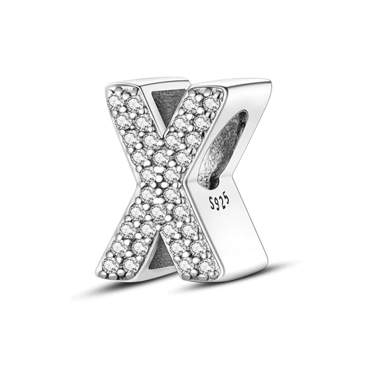 925 Sterling Silver Alphabet Charms
