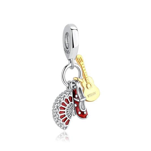 925 Sterling Silver Travel Charms
