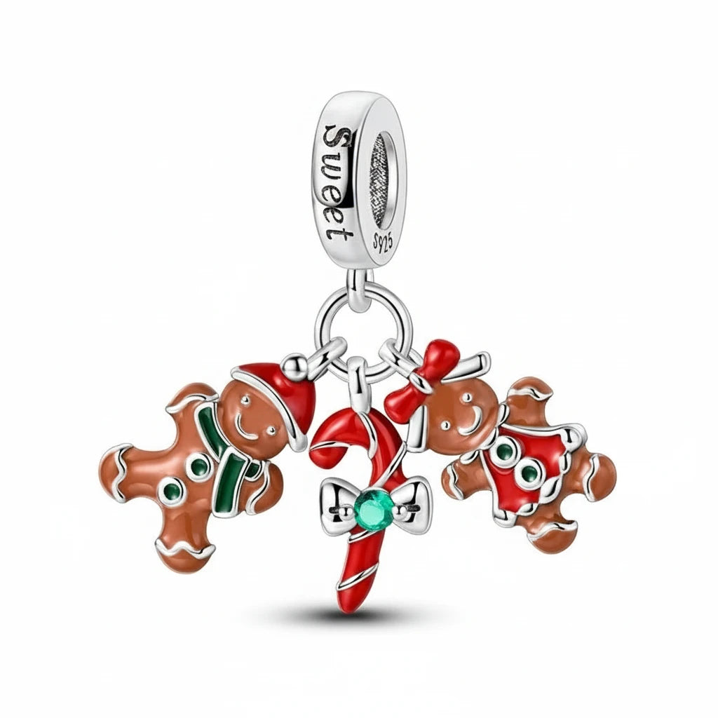 925 Sterling Silver Christmas Charms