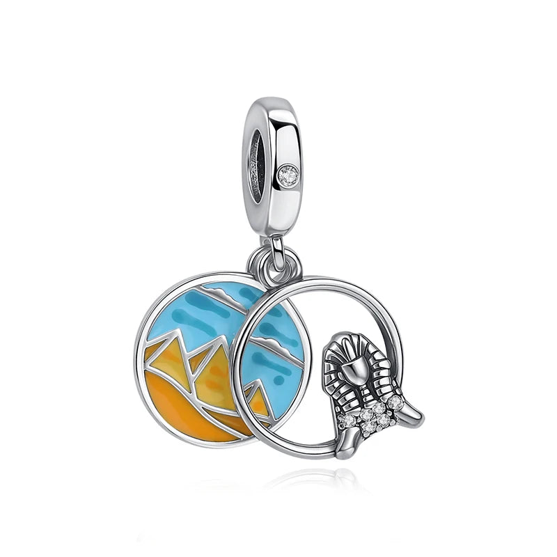 925 Sterling Silver Travel Charms