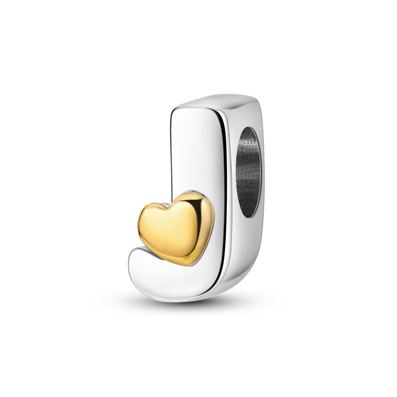 925 Sterling Silver Alphabet Charms