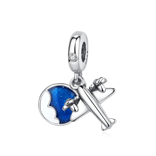 925 Sterling Silver Travel Charms