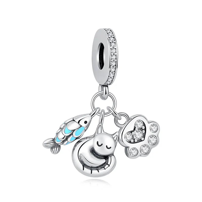 925 Sterling Silver Pet Charms