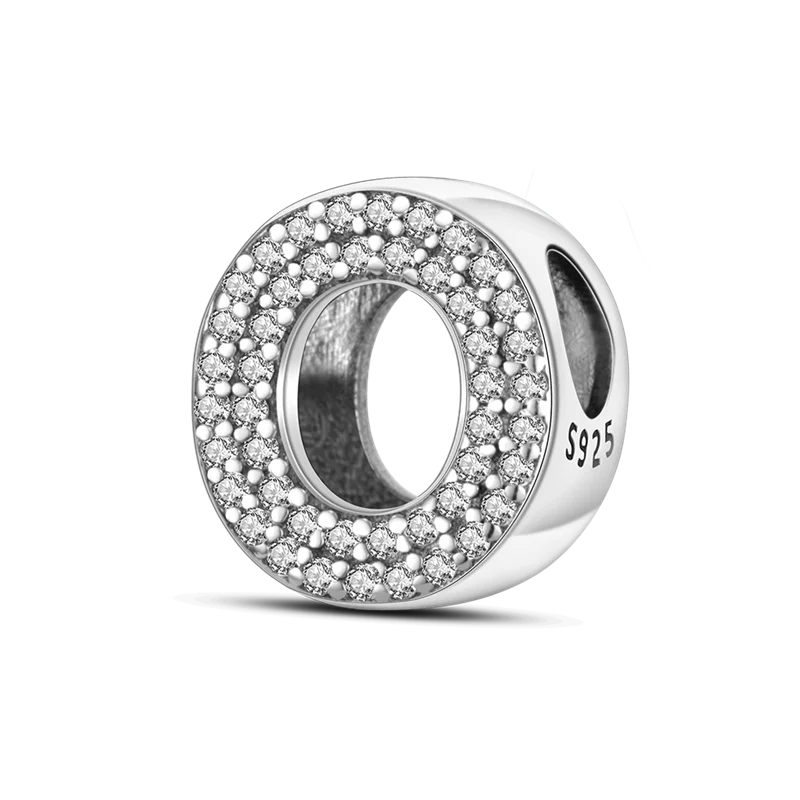 925 Sterling Silver Alphabet Charms
