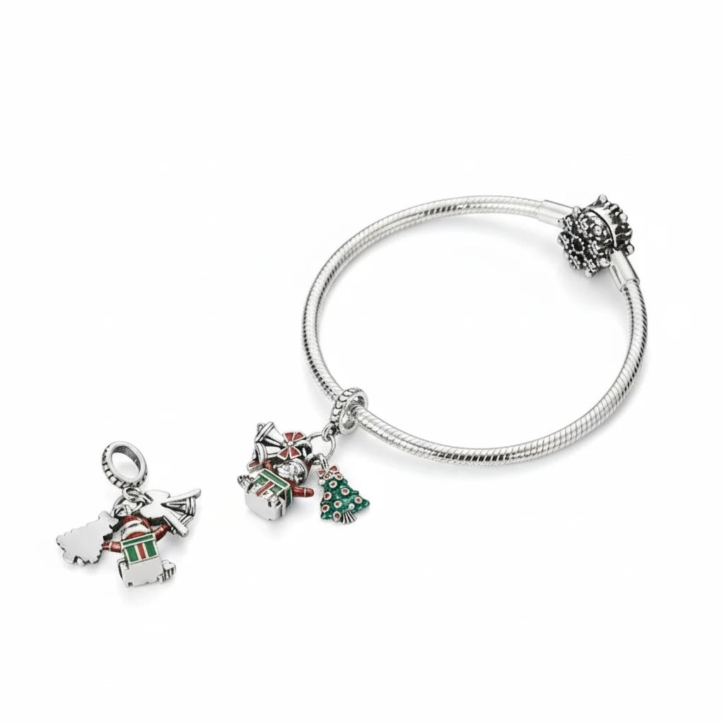 925 Sterling Silver Christmas Charms