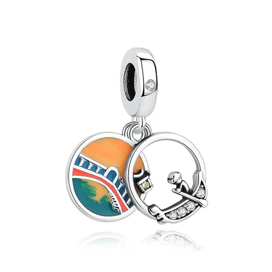 925 Sterling Silver Travel Charms