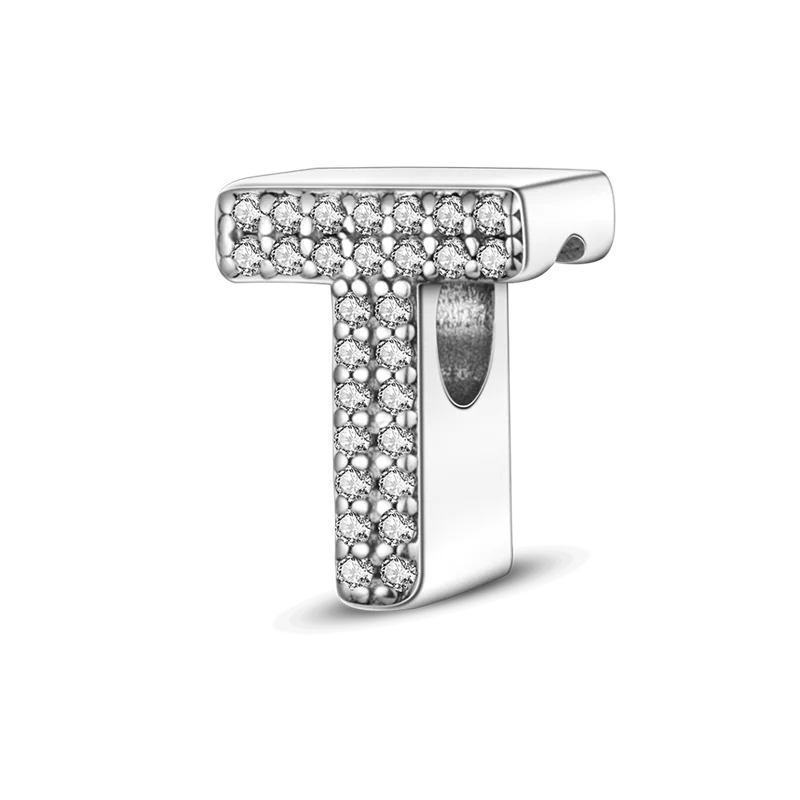925 Sterling Silver Alphabet Charms