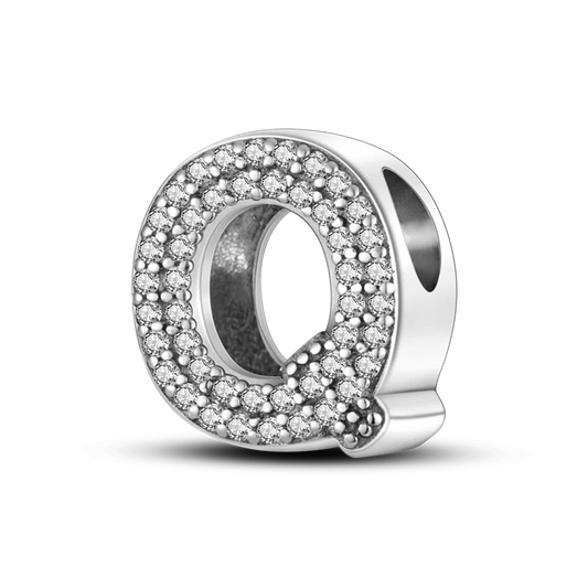 925 Sterling Silver Alphabet Charms