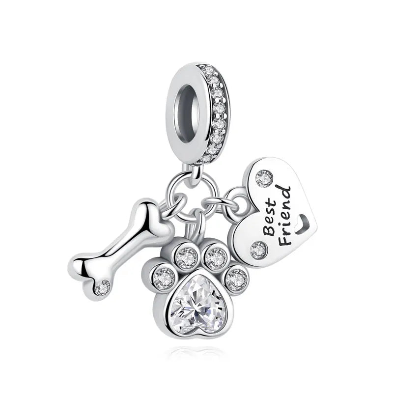 925 Sterling Silver Pet Charms