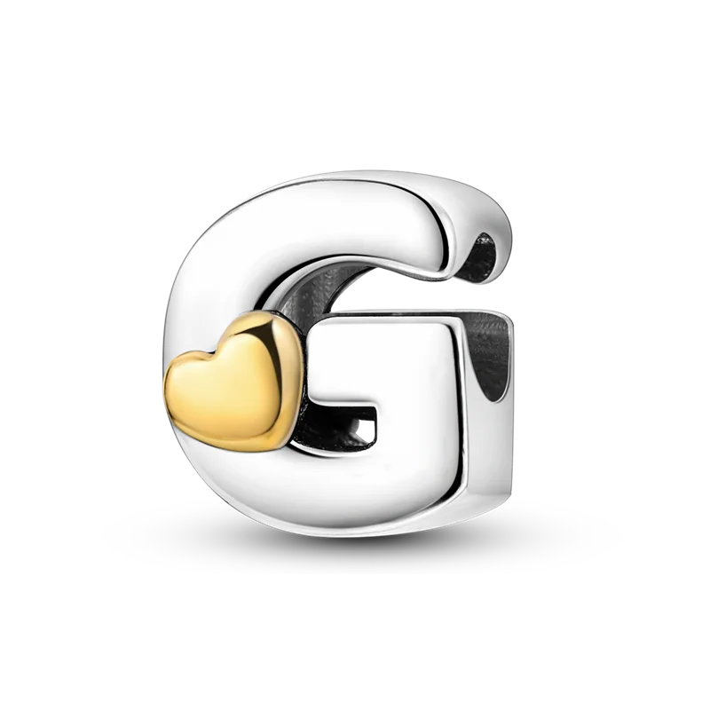 925 Sterling Silver Alphabet Charms