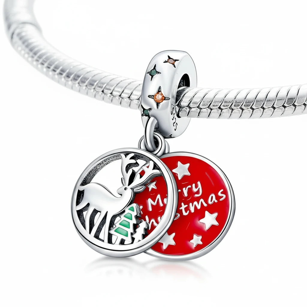 925 Sterling Silver Christmas Charms