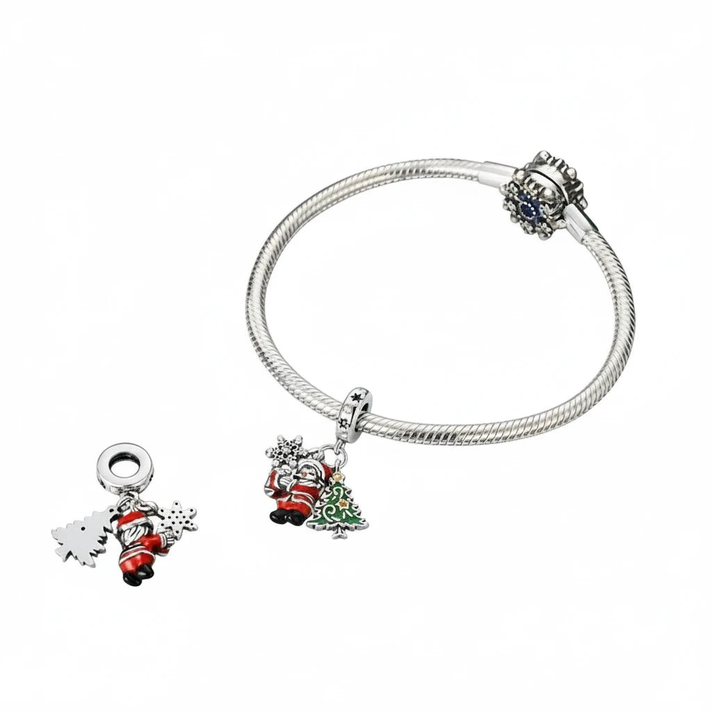 925 Sterling Silver Christmas Charms