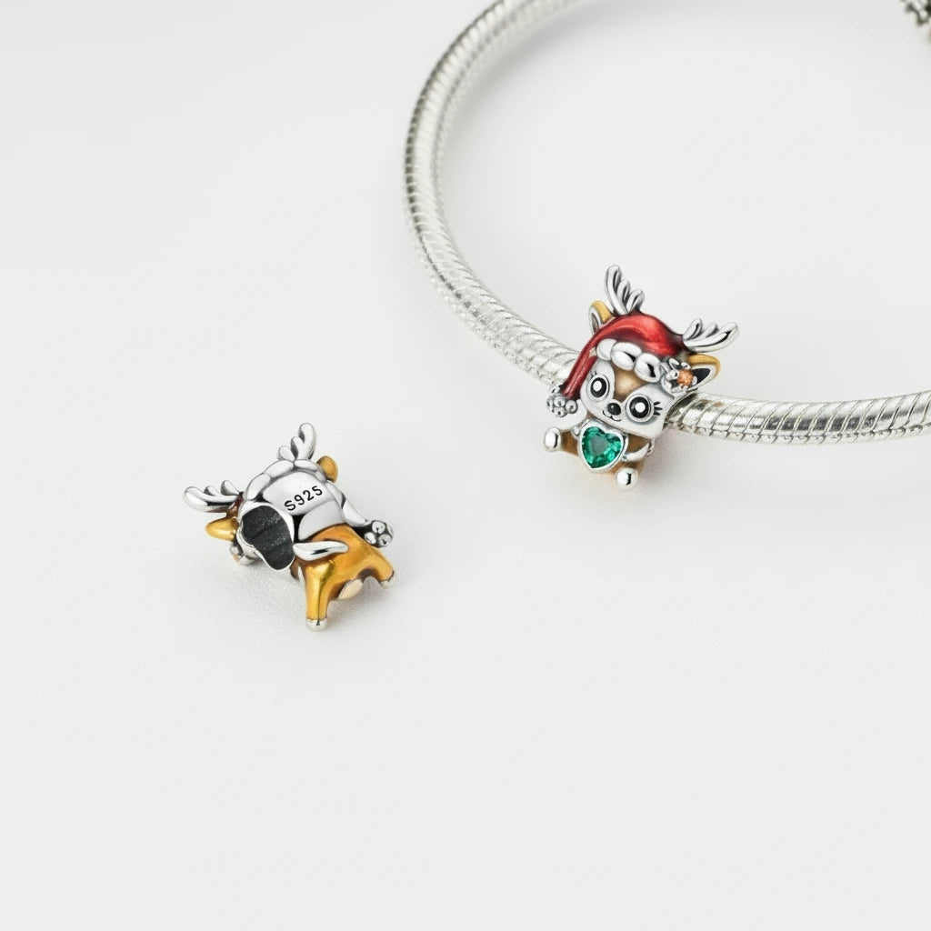 925 Sterling Silver Christmas Charms