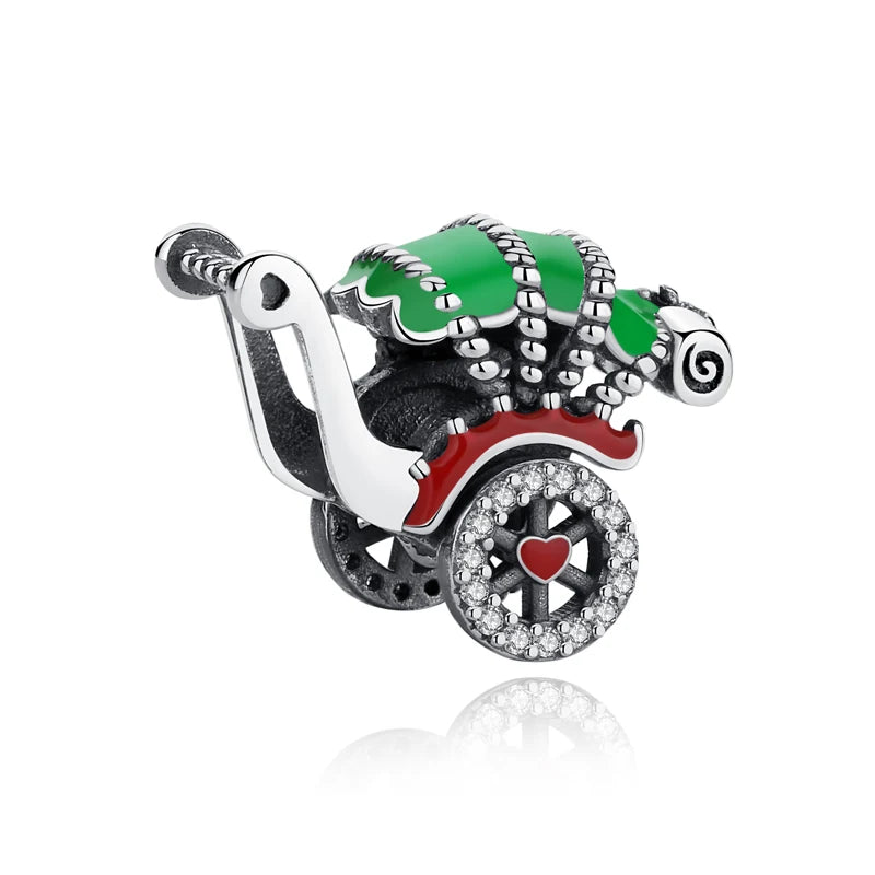 925 Sterling Silver Travel Charms