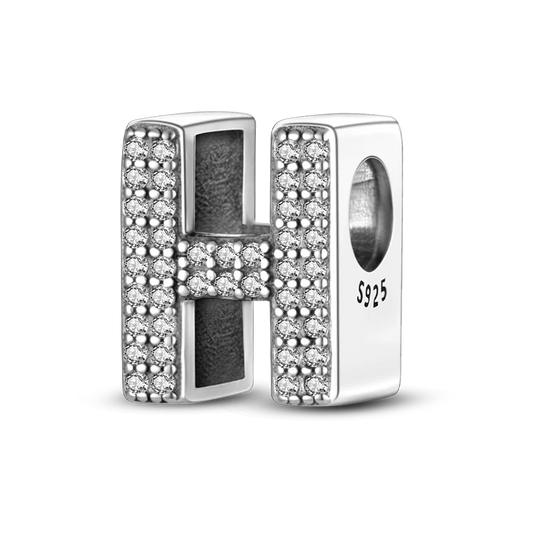 925 Sterling Silver Alphabet Charms
