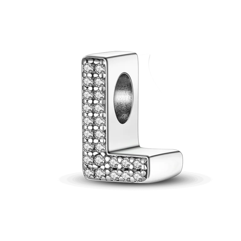925 Sterling Silver Alphabet Charms