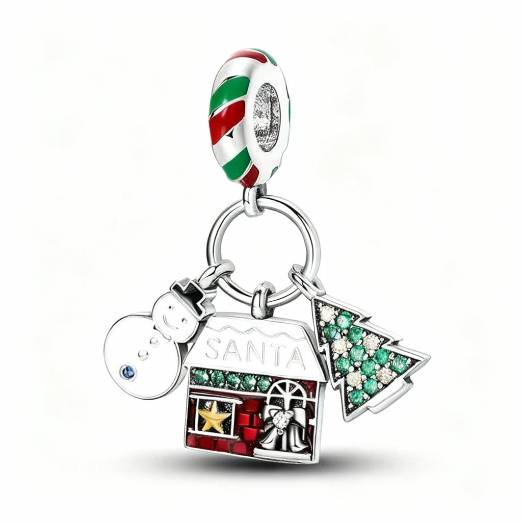 925 Sterling Silver Christmas Charms