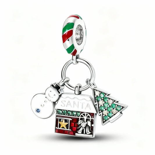 925 Sterling Silver Christmas Charms