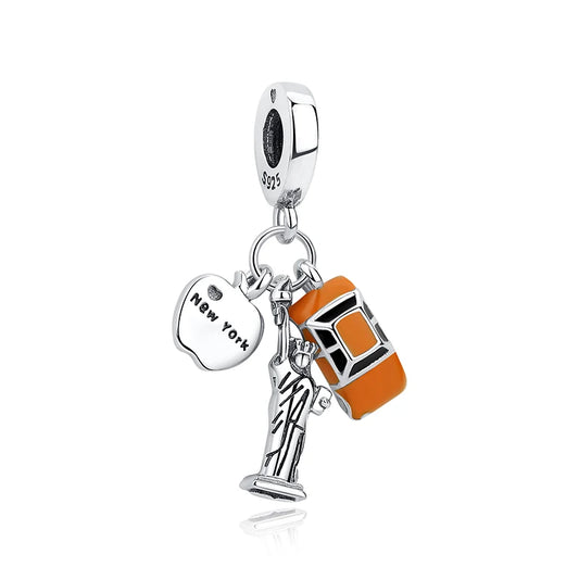 925 Sterling Silver Travel Charms