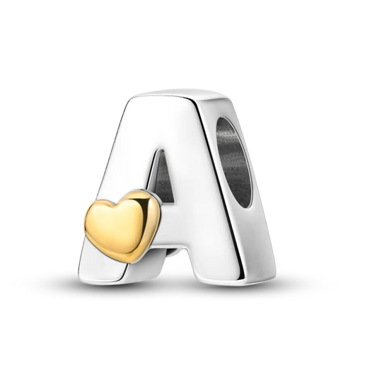 925 Sterling Silver Alphabet Charms