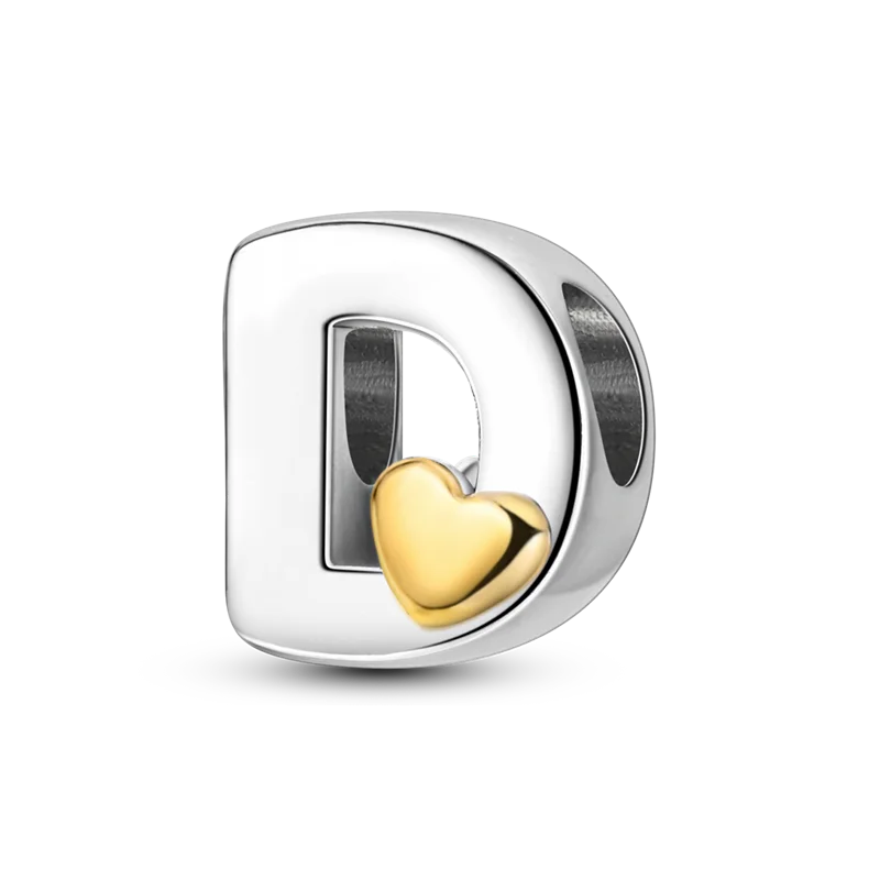 925 Sterling Silver Alphabet Charms