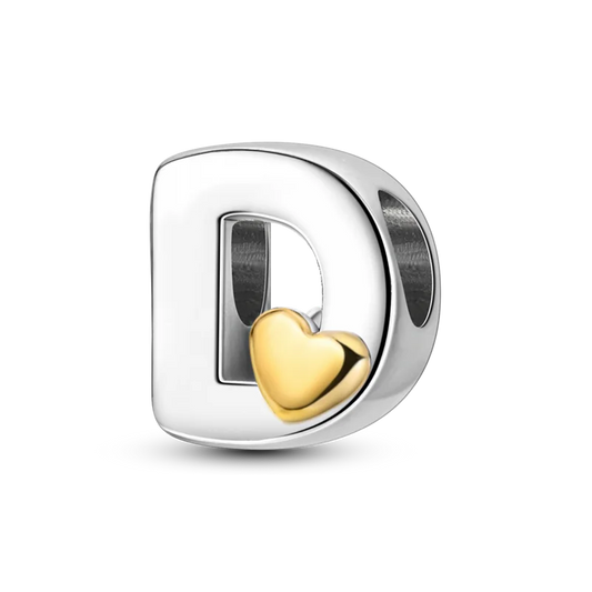 925 Sterling Silver Alphabet Charms