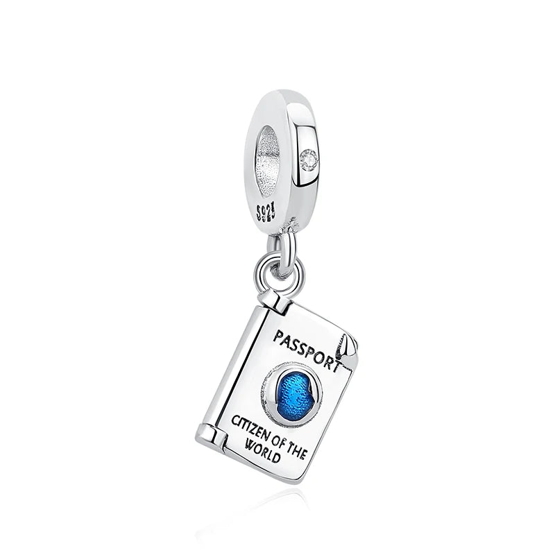 925 Sterling Silver Travel Charms