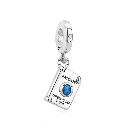 925 Sterling Silver Travel Charms