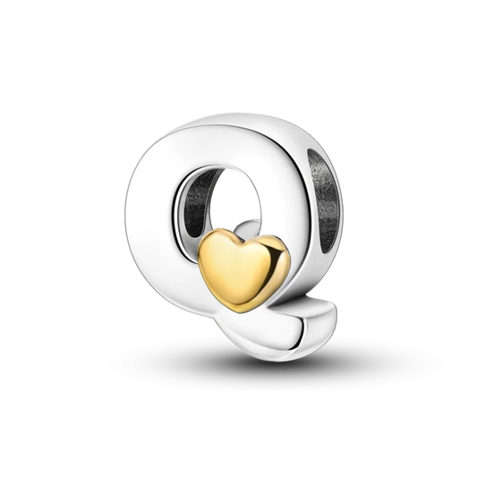 925 Sterling Silver Alphabet Charms