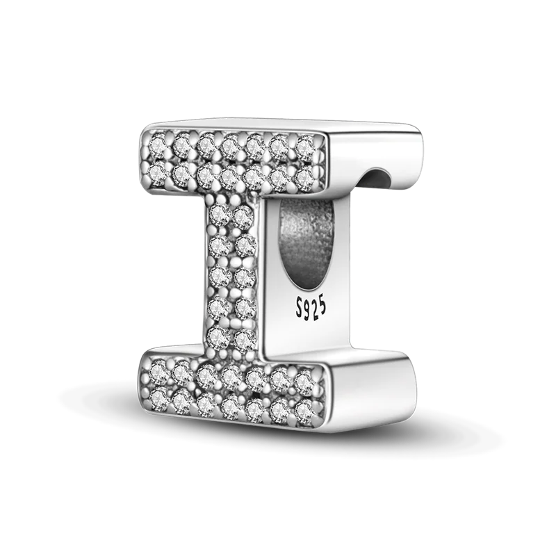 925 Sterling Silver Alphabet Charms