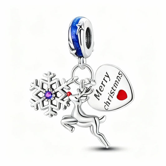 925 Sterling Silver Christmas Charms