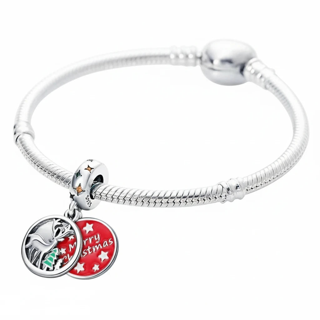 925 Sterling Silver Christmas Charms