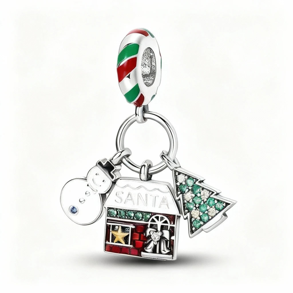925 Sterling Silver Christmas Charms