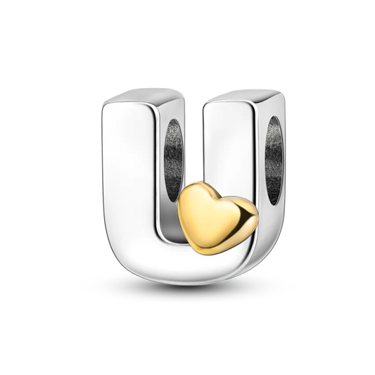 925 Sterling Silver Alphabet Charms