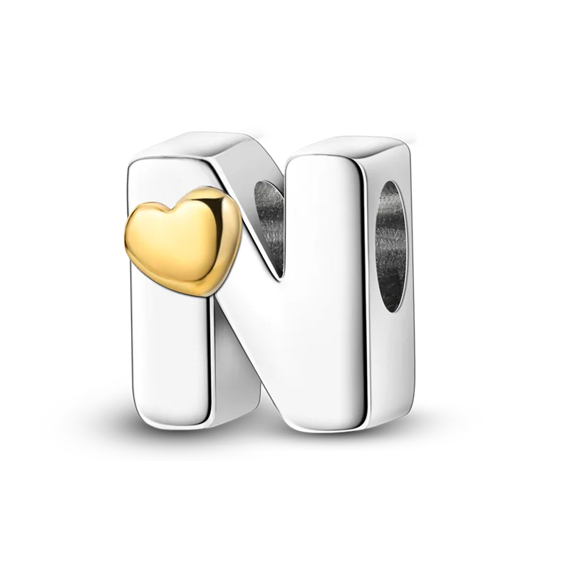 925 Sterling Silver Alphabet Charms