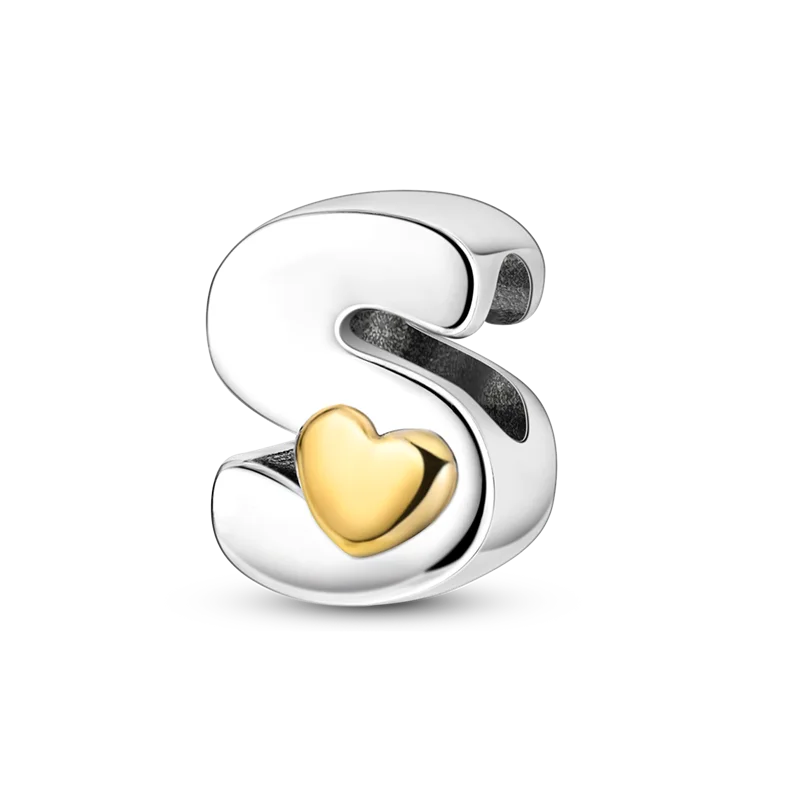 925 Sterling Silver Alphabet Charms