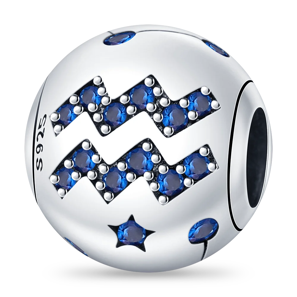 925 Sterling Silver Zodiac Charms